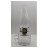 Vintage Glass Oil Lamp