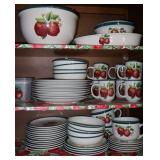 China Pearl Casuals Apple Dishes