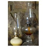 Antique Oil Lamps (2)