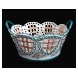 Maitland Smith Decorative Porcelain Basket