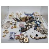 Mix Lot Of Crafting Jewelry - Includes Broken &