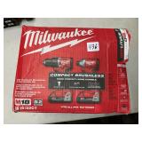 Milwaukee M18 Compact Brushless 2 Tool Combo