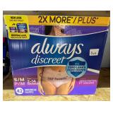 Always Discreet S/M, 2-14, 42ct