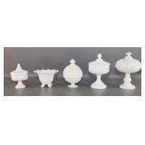 Vintage Milk Glass Pieces