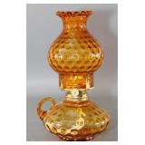 Coinspot Amber Glass Finger Oil Lamp