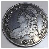 1826 Capped Bust Half Dollar High Grade
