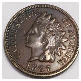 1887 Indian Head Penny High Grade