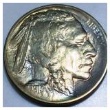 1913 Type 1 Buffalo Nickel AU/BU