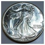 1942-D Walking Liberty Half Dollar Uncirculated