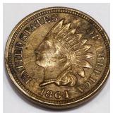 1864 Copper Nickel Indian Head Penny High Grade