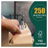 NEW (250count) 3ply Bamboo Compostable Napkins
