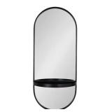 $137 Oval Wall Mirror with Shelf 16*38in