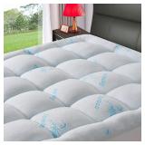 $80 Bamboo Mattress Topper Queen Size