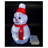 NEW $36 (10.2") Acrylic Christmas Snowman