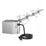 NEW $46  Stainless Steel Grill Rotisserie Kit