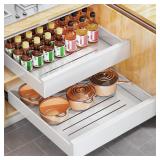 $60 Pull-Out Cabinet Organizer, 21" Deep