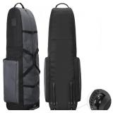 $75 Foldable Golf Travel Bag(Black-Gray)