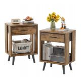 NEW $100 Nightstands Set of 2