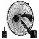 NEW $153 (50.8Dx50.8Wx39.4H Cm) Healsmart Wall Fan