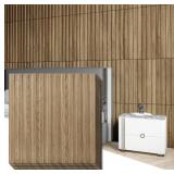 NEW $86 Slat Wall Panel Walnut 12 Tiles