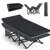 $90 Camping Cot for Adults with Cushion