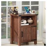 $86 Night Stand with Charging Station 18inch