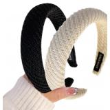 NEW 2 Pcs Wide Headbands for Women