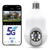 NEW $40 Light Bulb Security Camera w/Night Vision