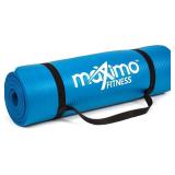 NEW $43  Yoga Mat, 72 x 24 inch, Blue