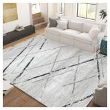 $272  Area Rug 8x10 Grey