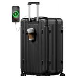 $230  NEW Hardside Suitcase black