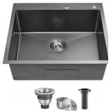 NEW $260 25x22 Inch Drop in Kitchen Sink