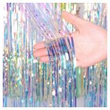 Foil Fringe Curtain Tinsel Party