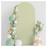 NEW $63 6FT Wedding Arch Cover(Light Green)