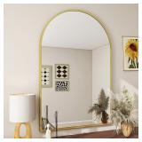 NEW $90 Gold Arch Wall Mounted Mirror