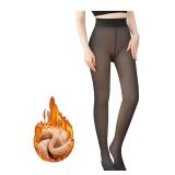 NEW Jecpuo Women Winter Tights Fake Fleece