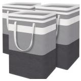 NEW $65 TOTETASTIC Laundry Basket 3-Pack