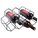 NEW $60 Small Wine Rack 9 Bottle Holder