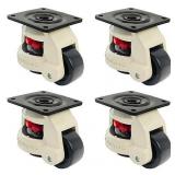 NEW $40 Leveling Caster Swivel Wheel 4PCS