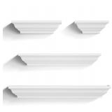 NEW $50 SRIWATANA White Floating Shelves, 24 Inch