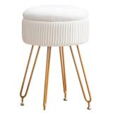 NEW $58 (18.8") Storage Velvet  Stool