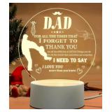 NEW Engraved Gift for Dad Night Light