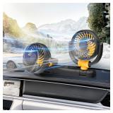 NEW $49 Electric Dual Head Car Cooling Fan