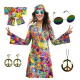 NEW $32 (M) 70s Hippie Dress Costumes