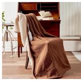 NEW $50 Electric Heated Throw Blanket 50"x60"