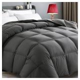 $70 (K) Comforter, Grey