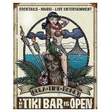 Tiki Bar Open Sign