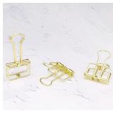 NEW 12pcs Creative Hollow Binder Clips