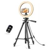 $43 Ring Light with Tripod Stand