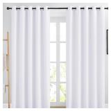 $58 Blackout Curtains 84inch white